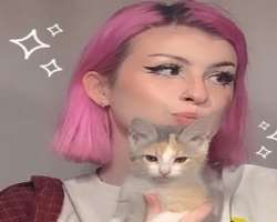 She is a cat lover.